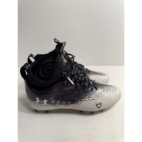 066 Under Armour Black/Grey Footbal/Soccer Cleats US-10.5 Mens - Picture 1 of 5